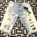 Smoke Rise Ripped Fashion Denim Shorts Size 32 Men