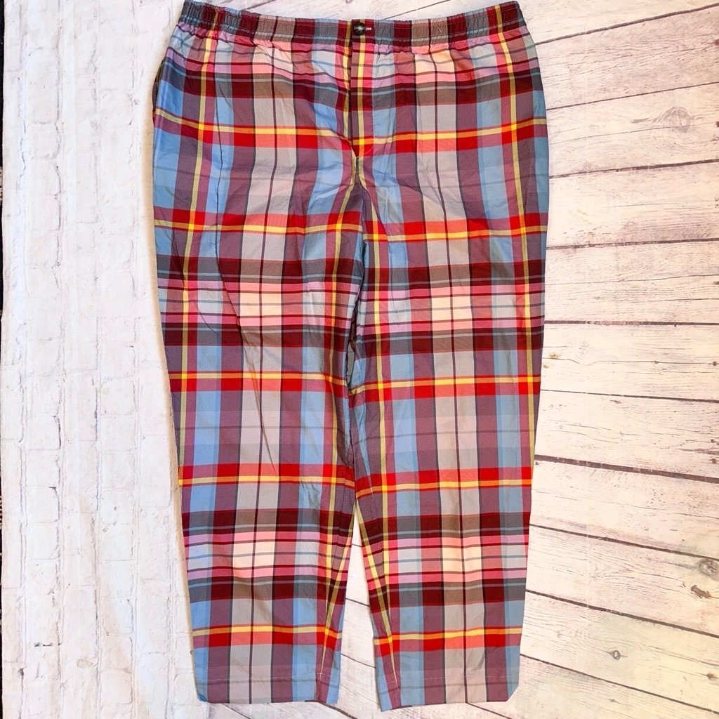 NWOT Men’s Size 3XL JCRT Cotton Plaid Lounge Pajama Pants