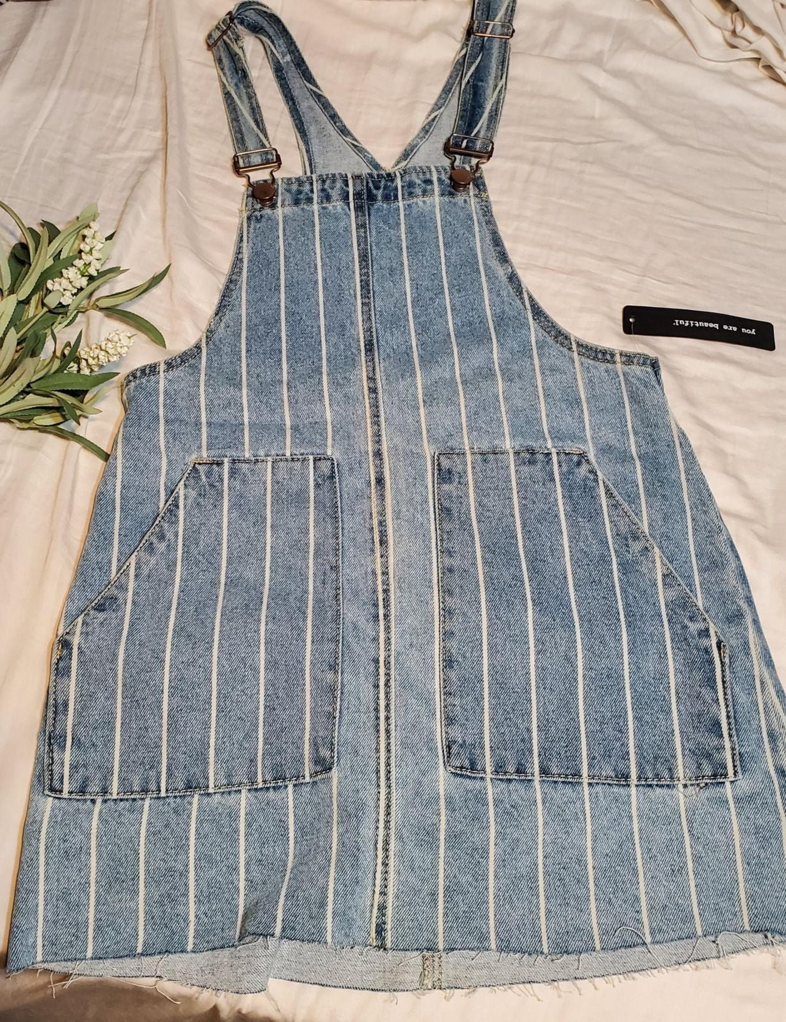 Dollhouse Denim Overall Dress ♡ NEW