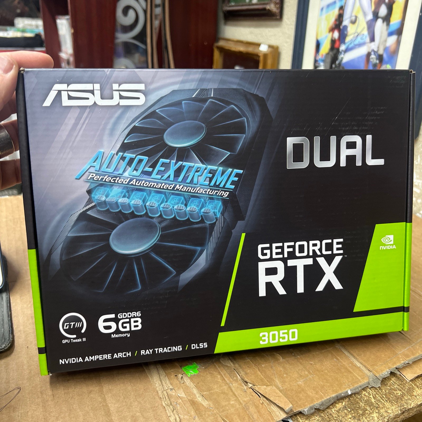 Asus Dual Nvidia Ampere Arch GeForce RTX 3050 6GB GDDR6