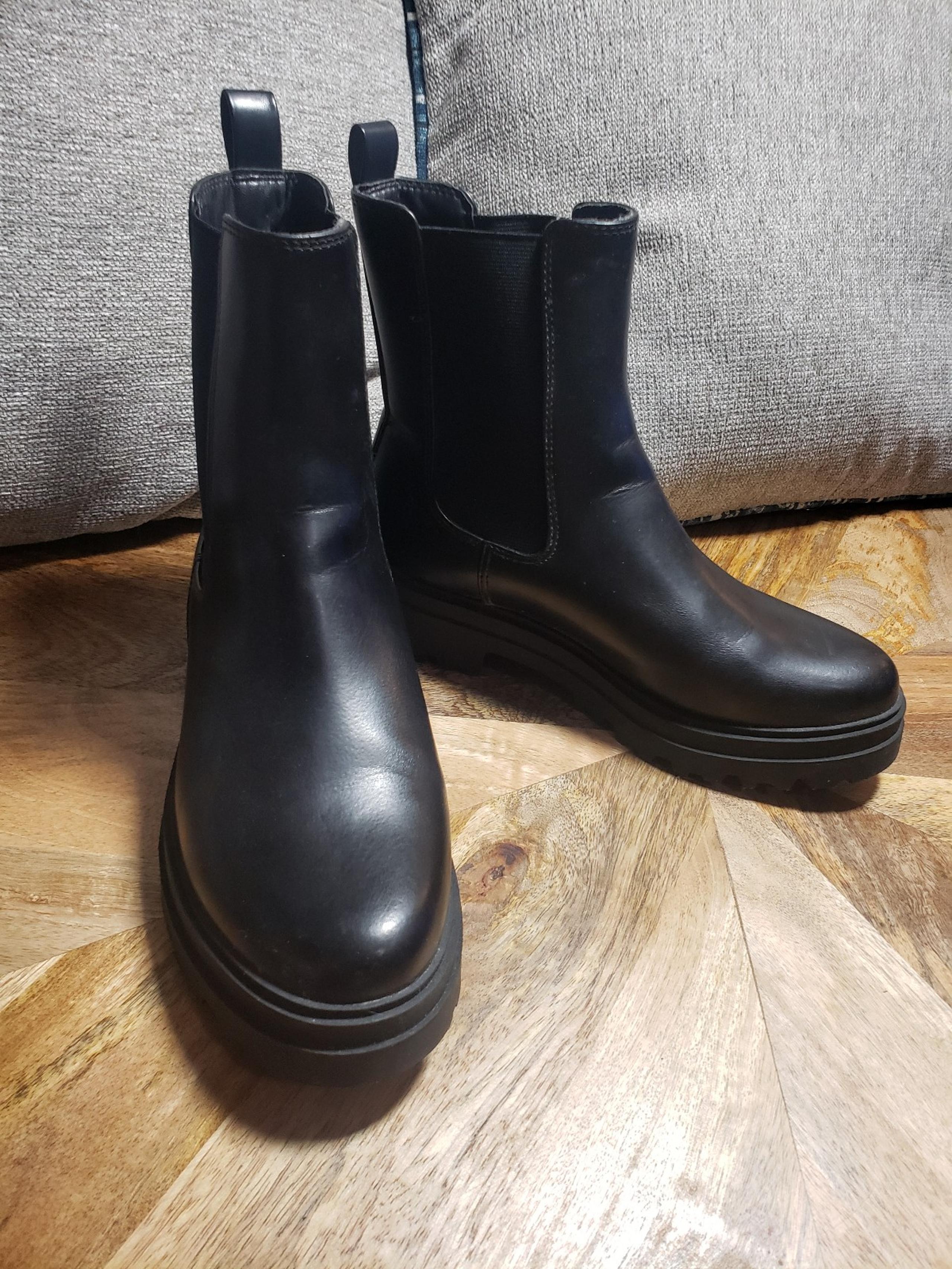 A new day Black Chunky Heel Boot
