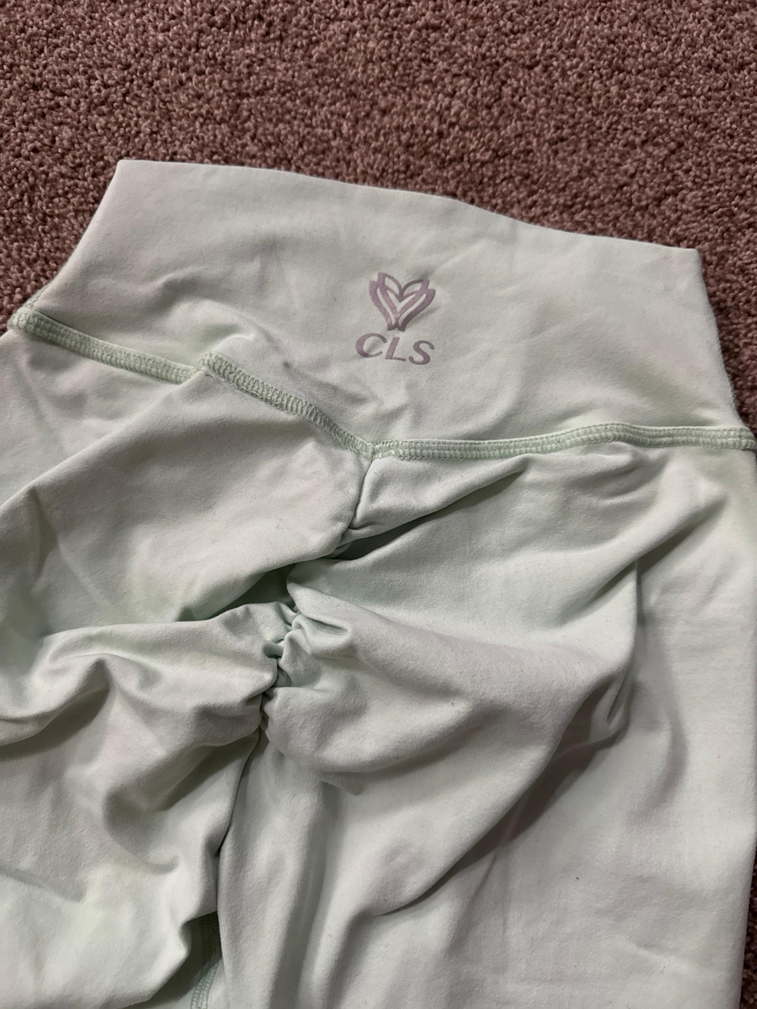CLS Sportswear Pale Green Booty Scrunch Leggings