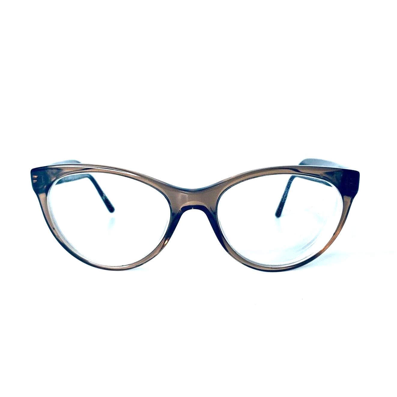 DKNY Clear Brown Cats Eye Glasses