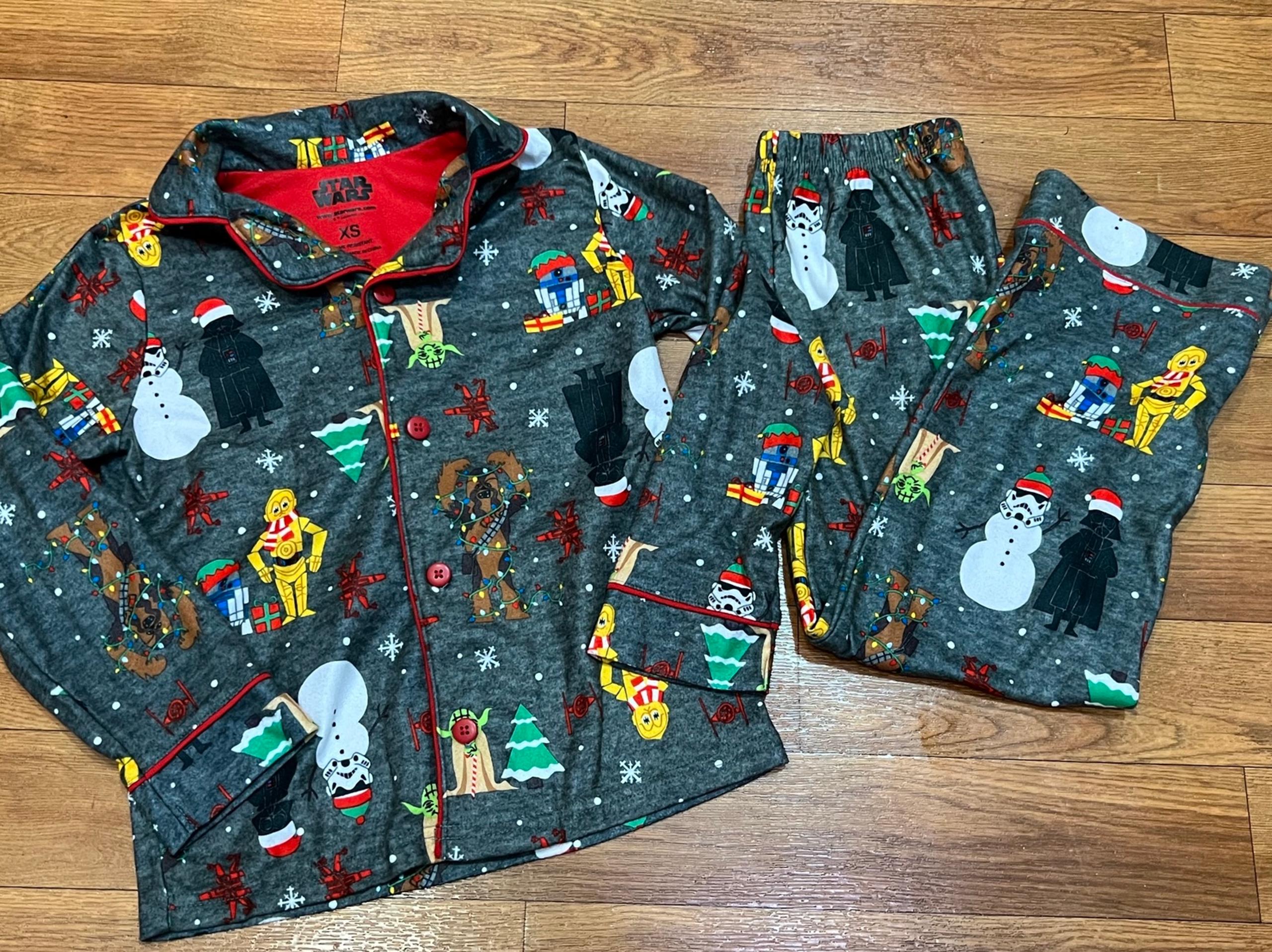 Star Wars Fleece Two Piece Pajamas Boys Size XS NWOT