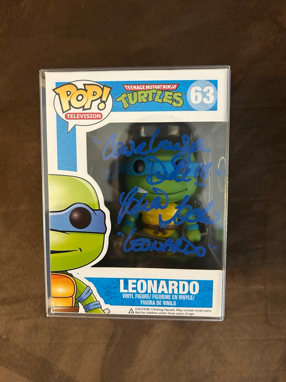 Leonardo TMNT Signed Funko 63