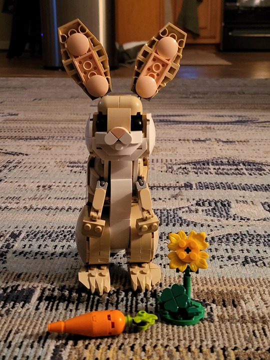 3 in 1 Cute Bunny Toy - Building Toy Set with 3 Build Options, Bunny, Seal