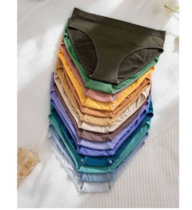 Underwear bundle 14pcs Comfortable Seamless Triangle Panties For Casual Wear L1