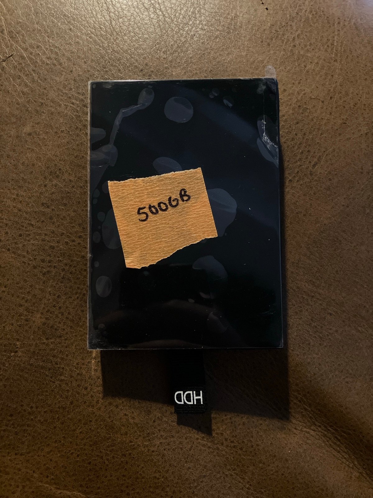 500 GB Xbox 360 Hard Drive HDD