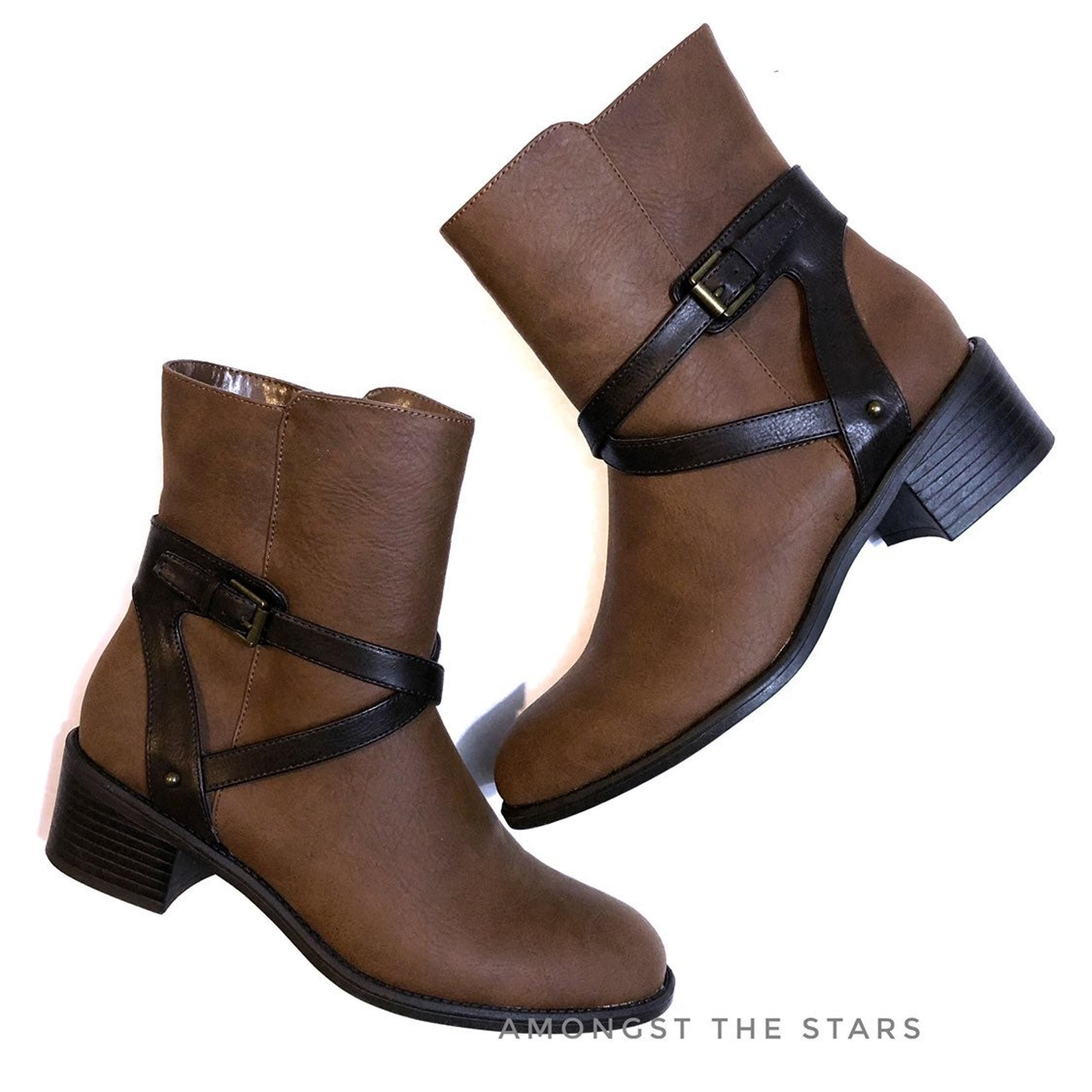 Chaps Dayna Harness Riding Ankle Boots