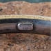 Vintage 925 Sterling Silver Binder Brothers Etched hinged Bangle bracelet