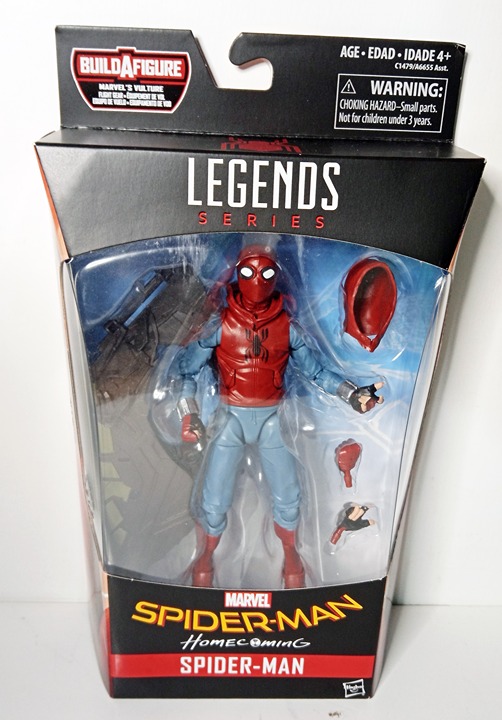 Hasbro Marvel Legends Spider-man Homecoming Homemade Suit 6"