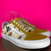 Vans Old Skool Cottage Yellow Suede Checkerboard Floral Sneaker Sz 9.5