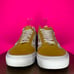 Vans Old Skool Cottage Yellow Suede Checkerboard Floral Sneaker Sz 9.5