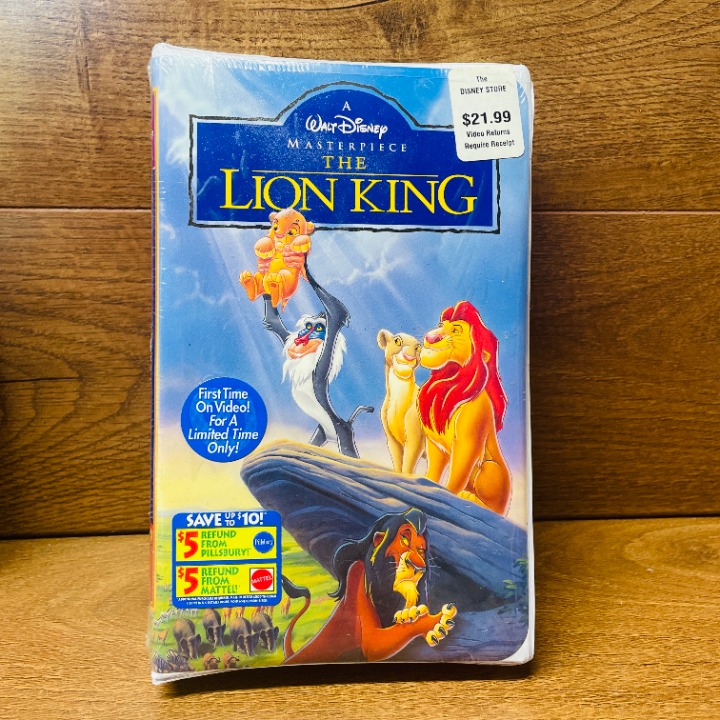 Disney The Lion King (VHS, 1995) Original Release First Time on Video