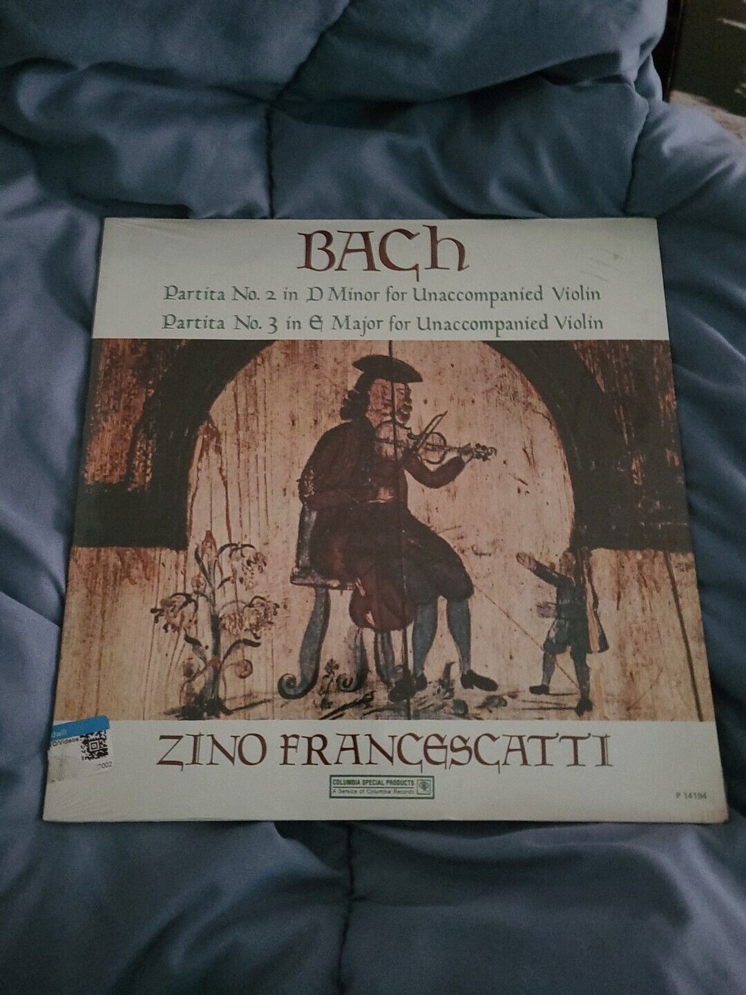 Sealed Classical LP : Bach ~ Zino Francescatti ~ Partita No. 2 & 3 ~ Columbia