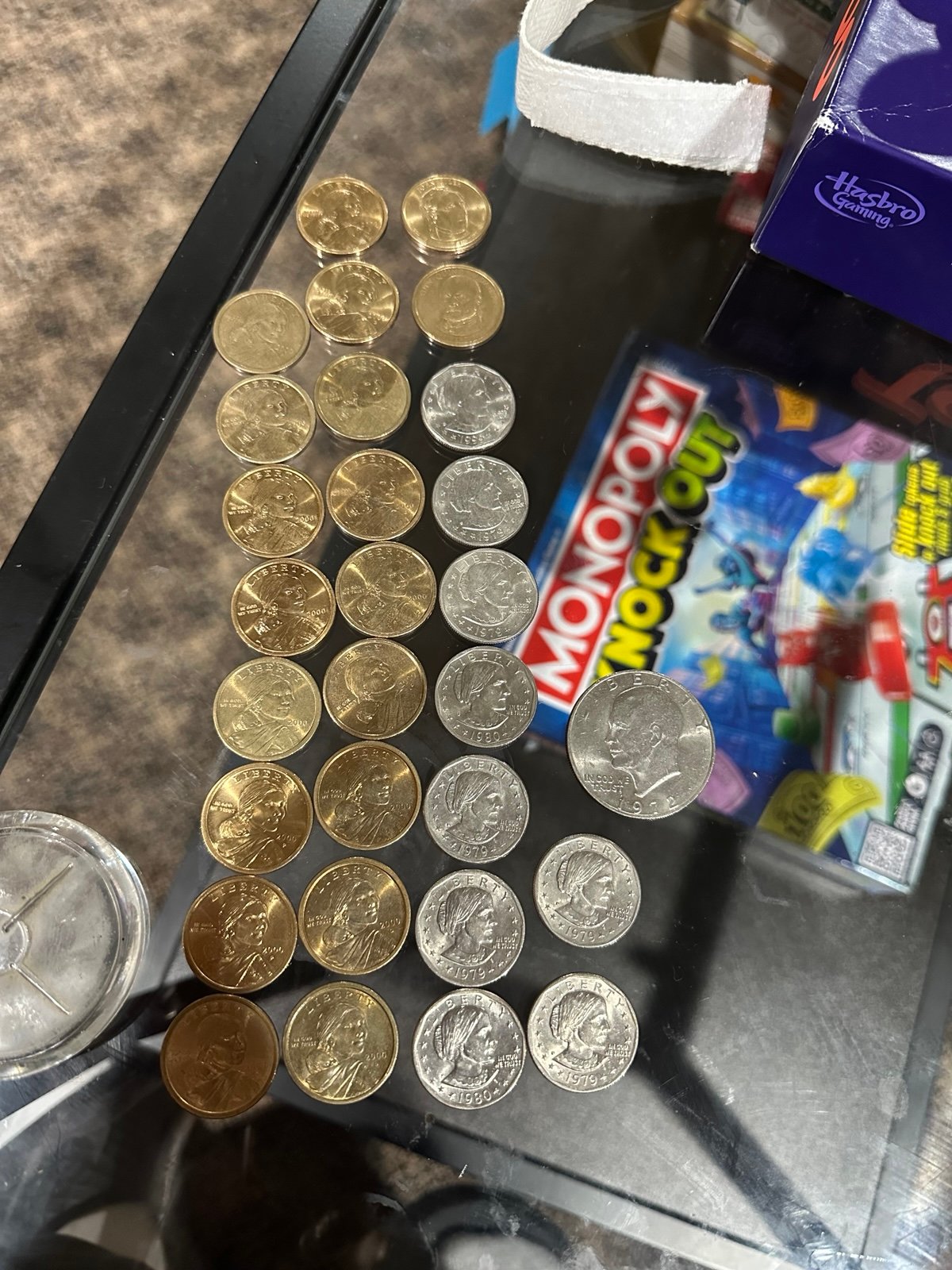 Coin dollar lot gold and silver