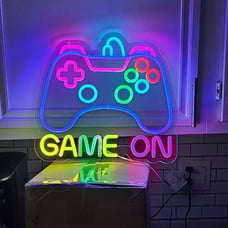 Gamer Neon Sign Gamepad Shaped Led Neon Gaming Signs for Boys Room,(14.1”x12.9”)