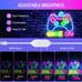 Gamer Neon Sign Gamepad Shaped Led Neon Gaming Signs for Boys Room,(14.1”x12.9”)
