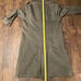 CHRISTIAN DIOR Monsieur Double Breasted Olive Gray Trench Coat Mens Size 42R