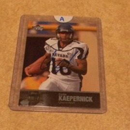 Colin Kaepernick 2011 UD RC Auto Signed