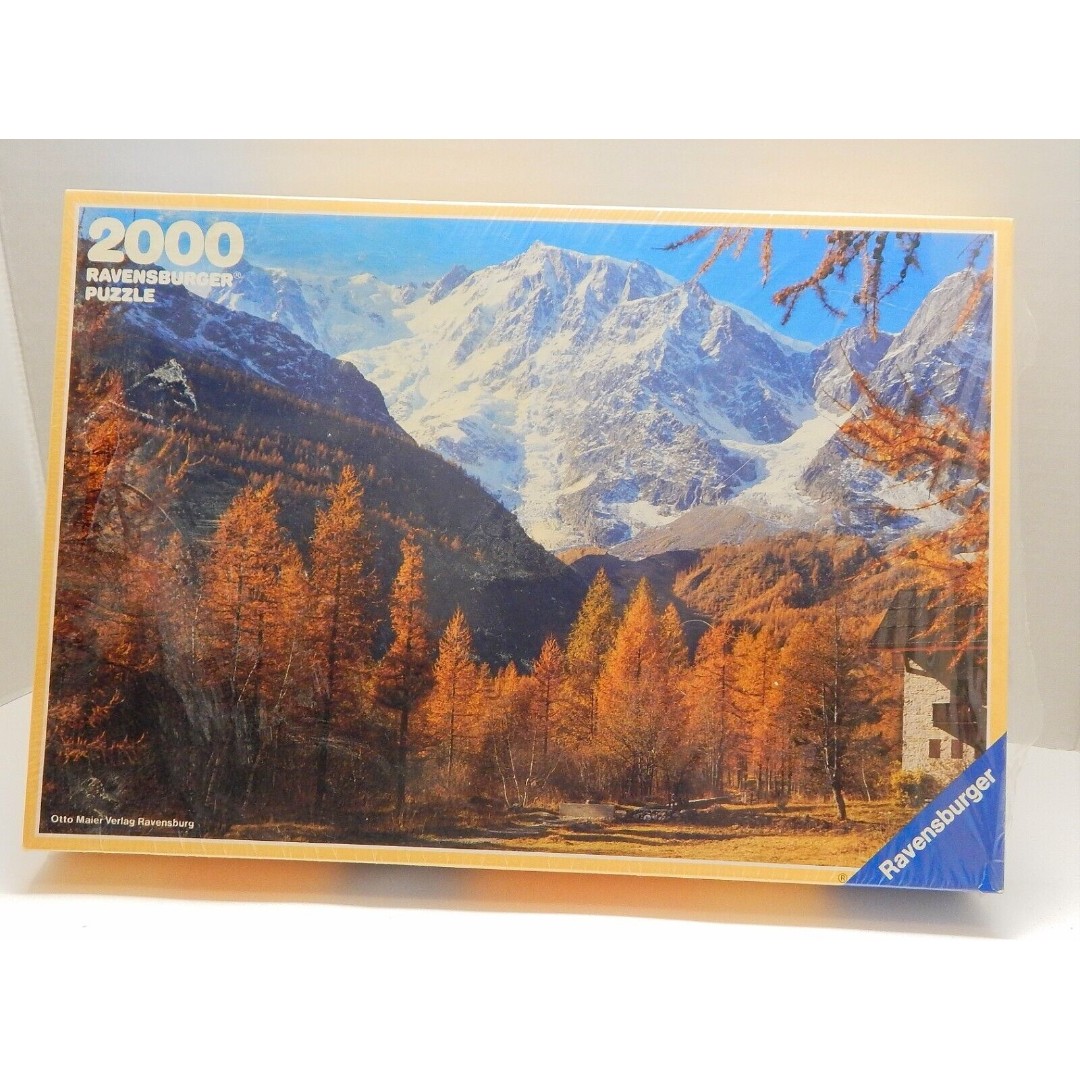 Ravensburger Puzzle 2000 Piece Monte Rosa Italy 1983