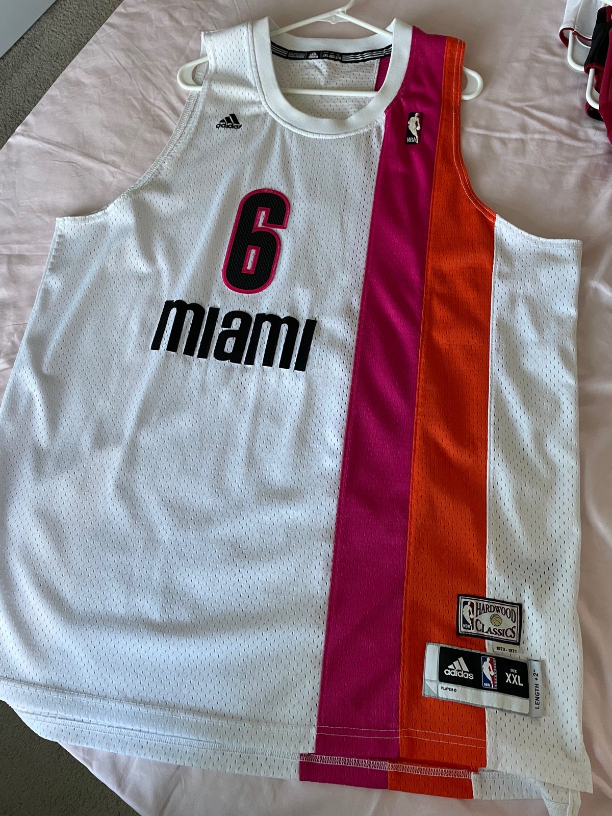 *Ultra Rare* NBA Miami Heat “Floridians” Authentic Lebron James Jersey XXL