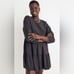 Madewell Denim Raglan-Sleeve Mini Dress in Lunar Wash Size Small NWT