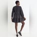 Madewell Denim Raglan-Sleeve Mini Dress in Lunar Wash Size Small NWT