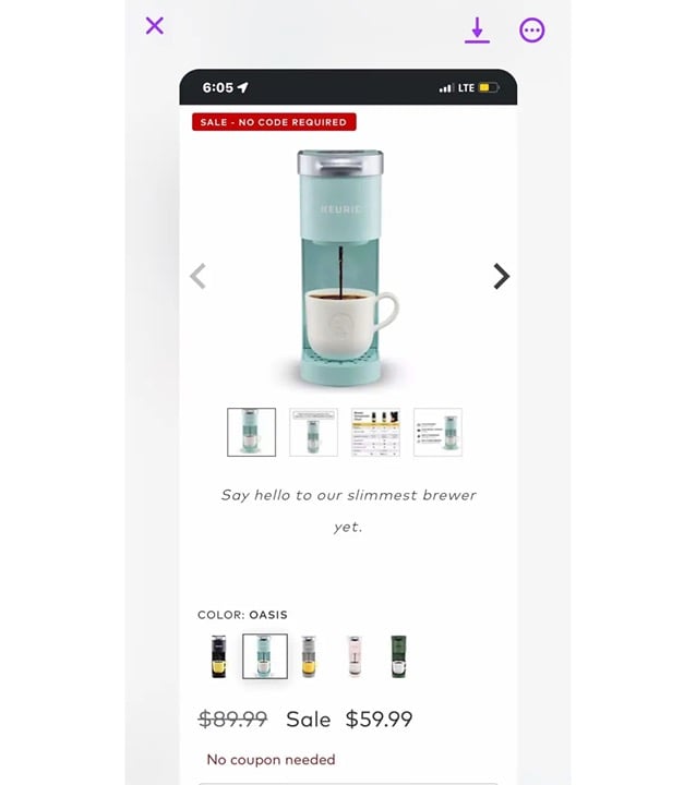 Keurig coffee maker