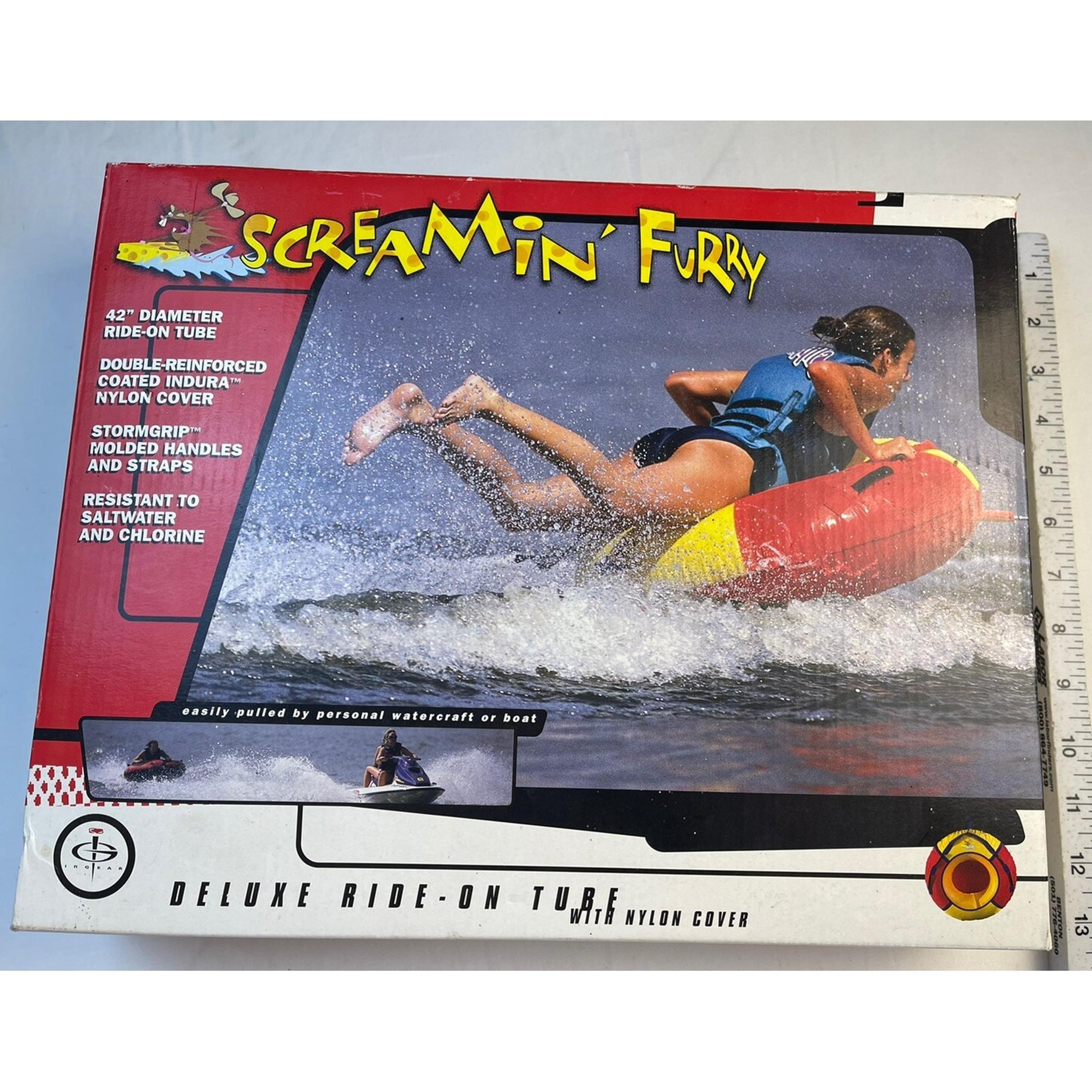 Deluxe Ride On Tube 42" Inch Stormgrip Handle Strap Tow Water Sport Ingear