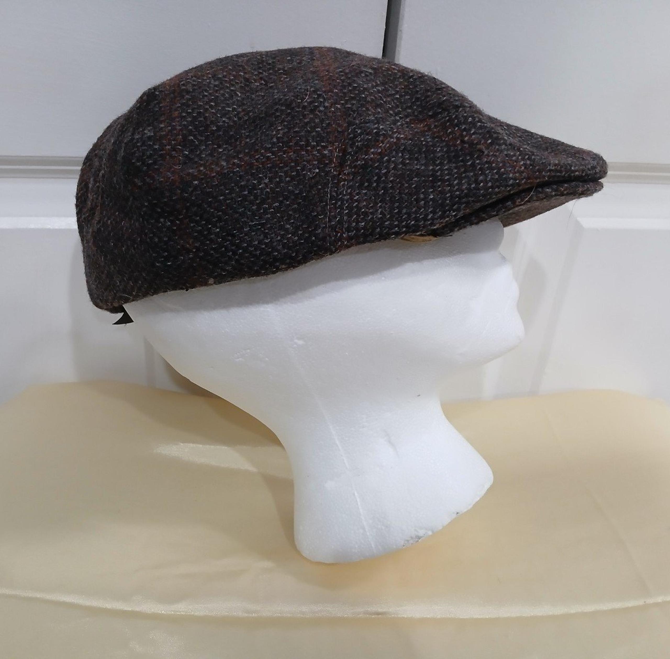 Weatherproof Protective Wool Mens Seamless Newsboy Cap Hat Size XL