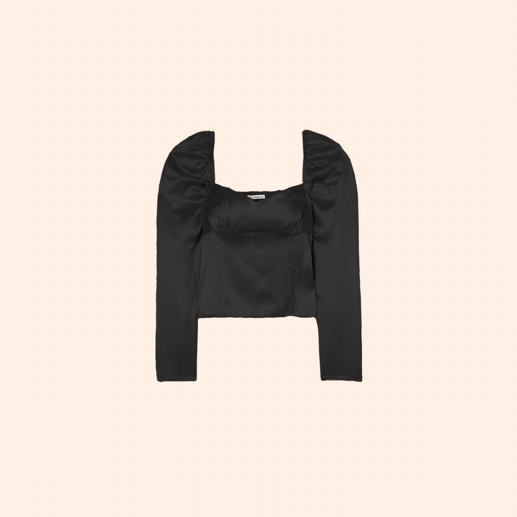 Reformation Pizzaro Top (Black)