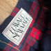 VTG 80s Retro Blue and Red Plaid Pleated Midi Maxi Skirt Brand is Edward Newmar