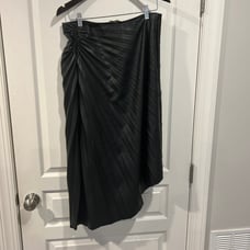 vegan leather skirt