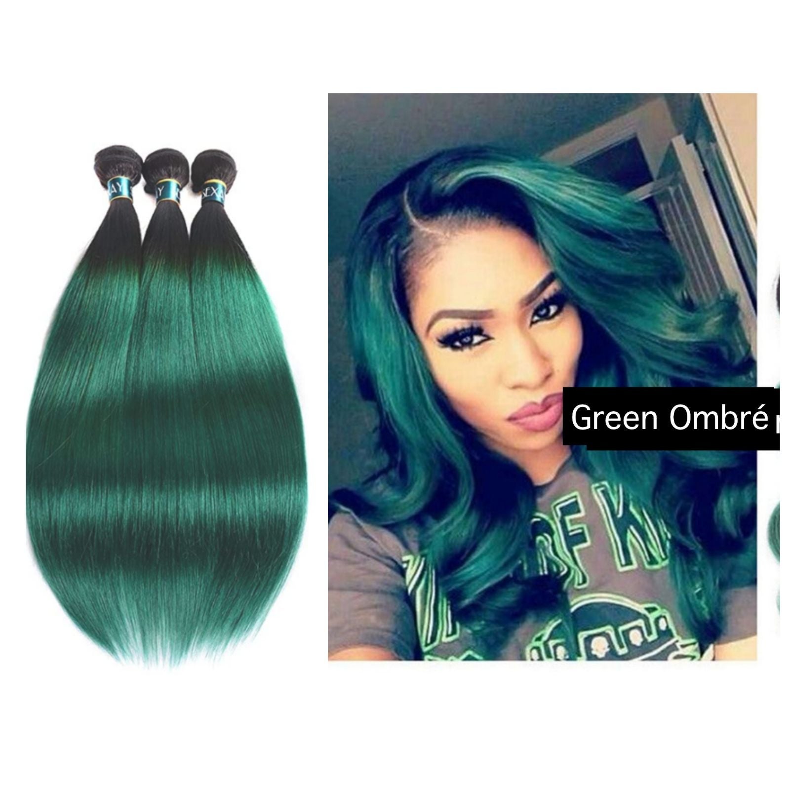 Green ombre bundles
