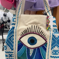 America and Beyond Evil Eye Tote
