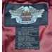 VTG 1990s Harley Davidson Biker Jacket Black & Red Sz Medium Cotton & Nylon