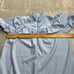 Pinehurst Lingerie Housecoat Small Nightgown Blue Fleece Embroidered Vintage