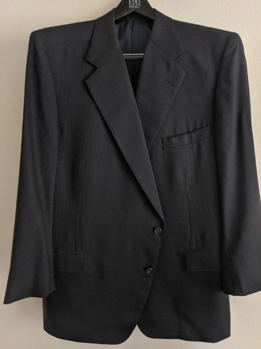 Custom Two Button Suit Blue S 48R