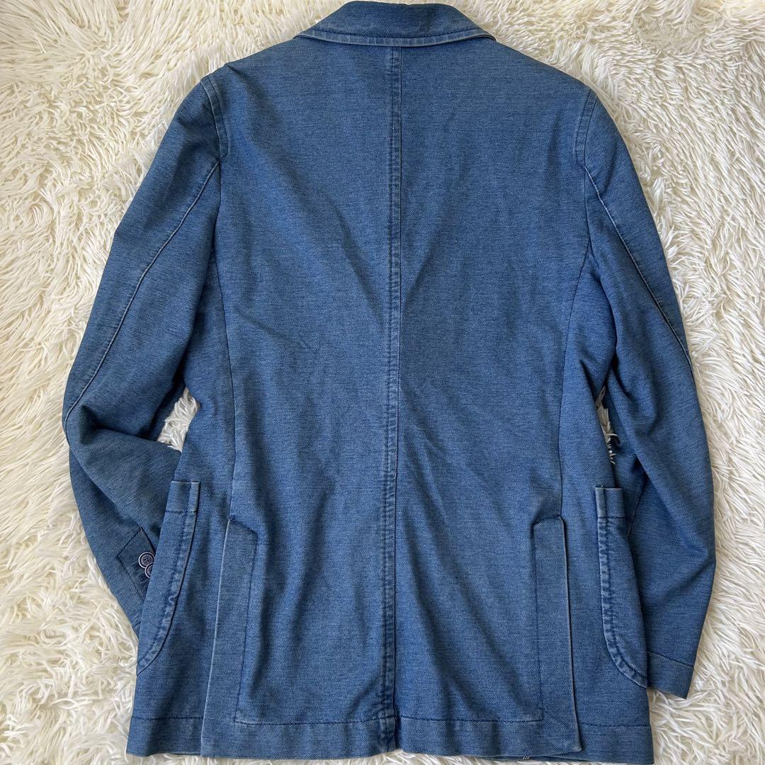 Circolo 1901 Denim Jersey Jacket Blue 46 Stretch