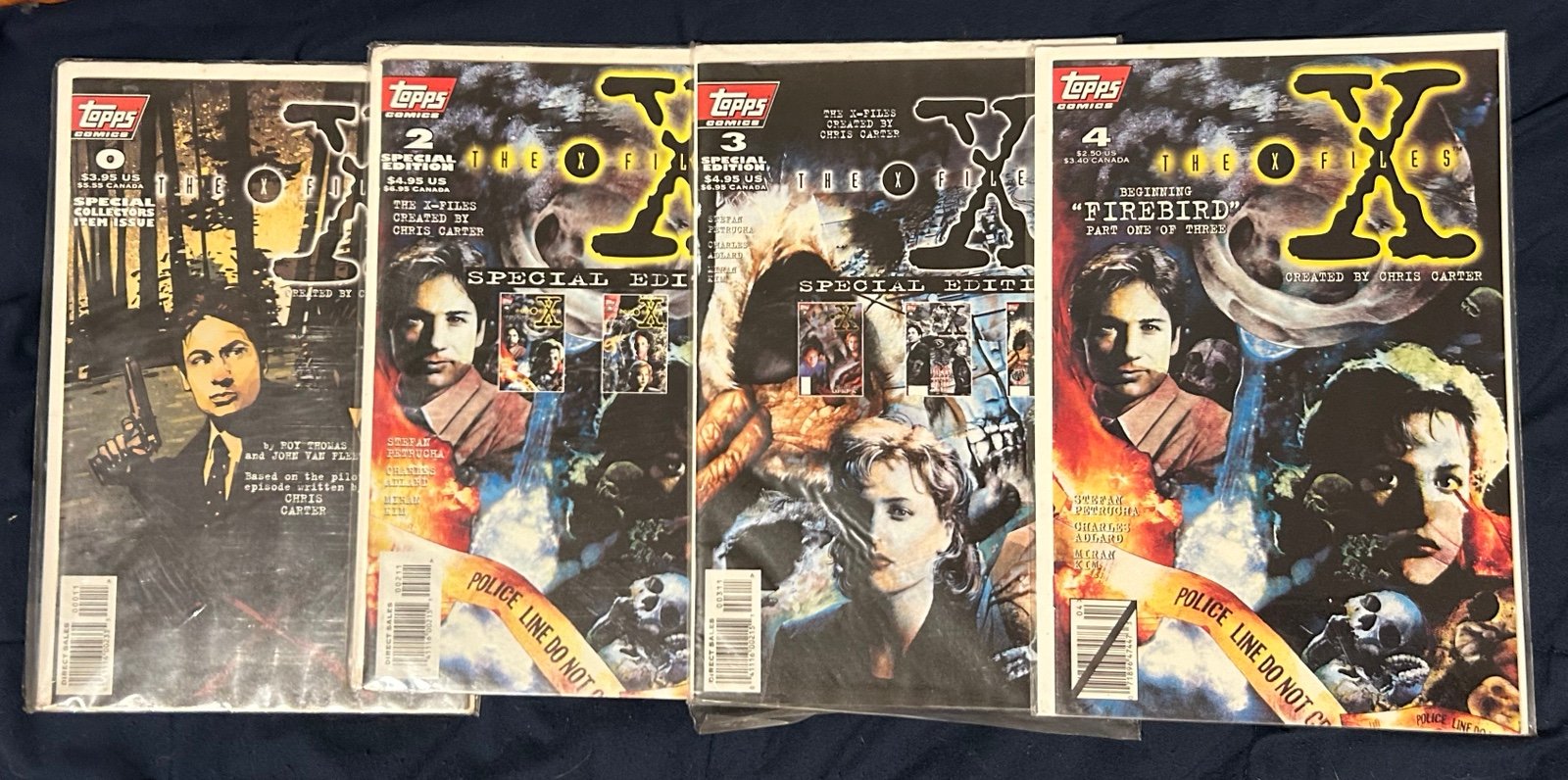 1995 Topps The X Files Comic Lot - 15 Total