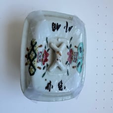 Chinese Antique Famillie Rose Box