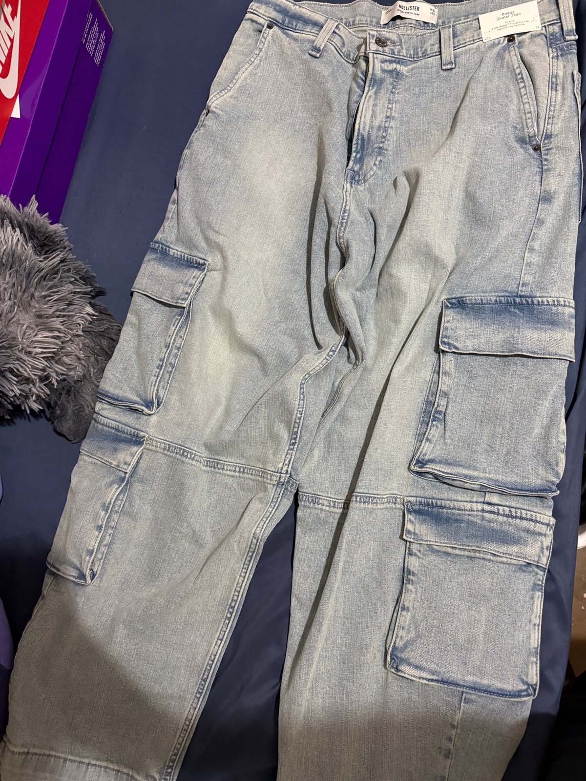 hollister baggy skater jeans brand new with tags