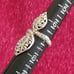 18K Gold & Sterling Silver Ornate Statement Ring
