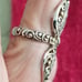 18K Gold & Sterling Silver Ornate Statement Ring