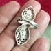 18K Gold & Sterling Silver Ornate Statement Ring