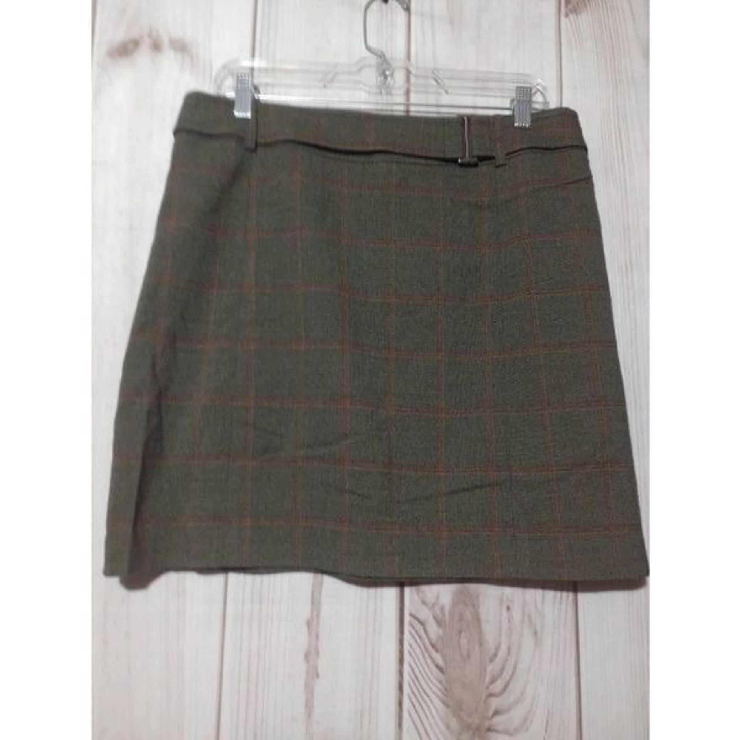 New York and Company Skirt Ladies 10 Green Mini