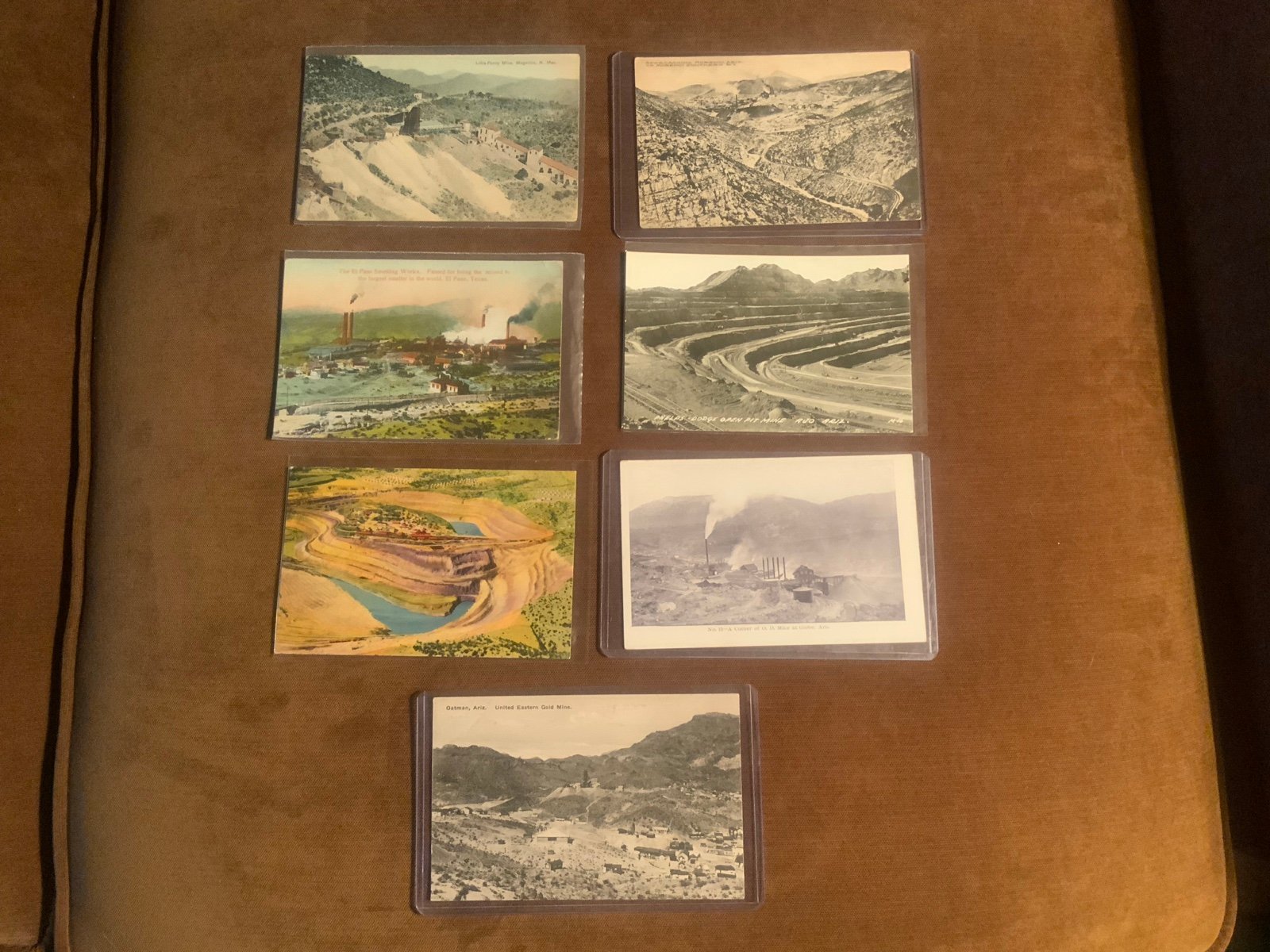 19 Vintage Mining Related Post Cards