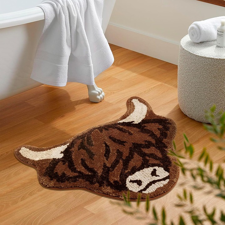 Bathmat Aesthetic Floor Carpet for Bedroom Farmhouse Home Decor 27.5 x 25.5 