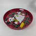 Mickey Minnie Mouse Christmas Tray Plates Serving Melamine Plaid Red Green New